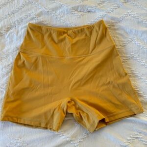 Alphalete Yellow Shorts